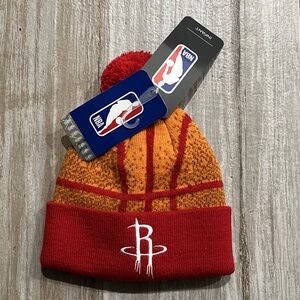 NBA Basketball Houston Rockets Infant Pom Beanie Hat